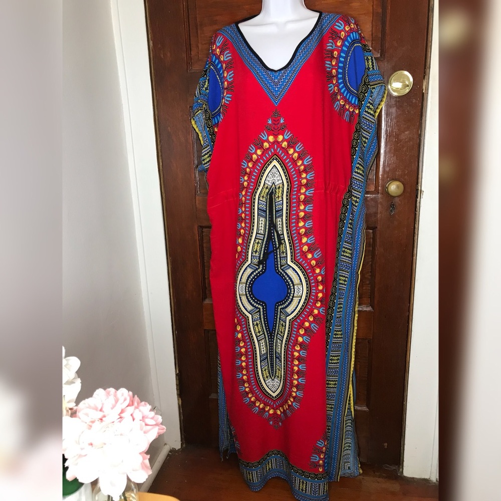 NWOT African Dashiki Dress